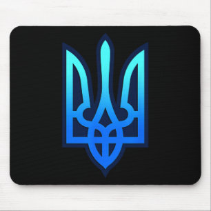 Tapis De Souris Blason ukrainien Tryzub Cadeau ukrainien