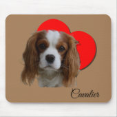 Tapis De Souris Blenheim Cavalier King Charles Spaniel (Devant)