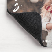 Tapis De Souris Blessated Script Inspirational Photo de Noël (Coin)