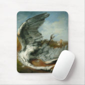 Tapis De Souris Blessé Heron (par George Frederick Watts) (Avec souris)