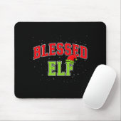 Tapis De Souris Blessed Elf Christmas Family Matching Group Xmas  (Avec souris)
