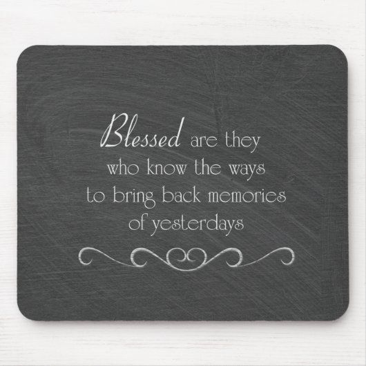 Tapis De Souris Blessed Friendship citation sur tableau de bord (Devant)