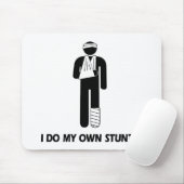 Tapis De Souris Blessure mes propres cascades (Avec souris)