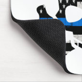 Tapis De Souris Bleu à os (couleur) (Coin)