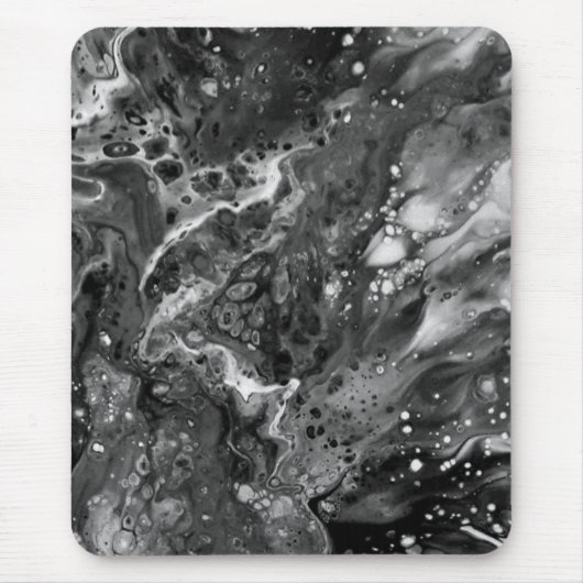 Tapis De Souris Bleu abstrait. (Devant)