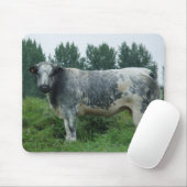 Tapis De Souris Bleu belge de vache (Avec souris)