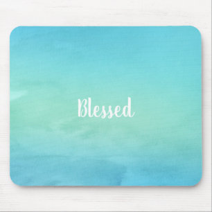 Tapis De Souris Bleu Bénie - Personnalisable