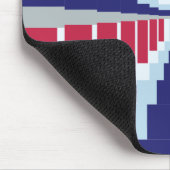 Tapis De Souris Bleu blanc (Coin)