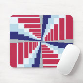 Tapis De Souris Bleu blanc (Avec souris)