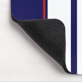 Tapis De Souris Bleu, blanc et rouge Classy (Coin)