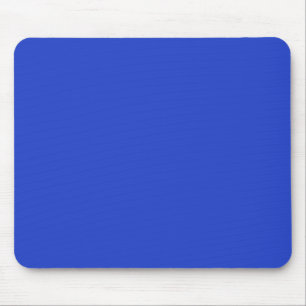 Tapis De Souris Bleu bleu (couleur solide)