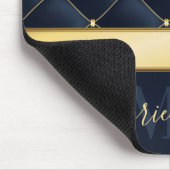 Tapis De Souris Bleu bleu marine (Coin)