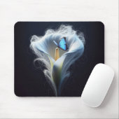 Tapis De Souris Bleu Bleu Papillon Morpho Commun En Lily (Avec souris)