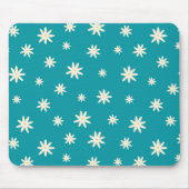 Tapis De Souris Bleu Boho Daisy (Devant)