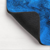 Tapis De Souris Bleu brillant fondu (Coin)