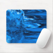 Tapis De Souris Bleu brillant fondu (Avec souris)