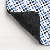 Tapis De Souris Bleu clair bulles rétro Mousepad (Coin)