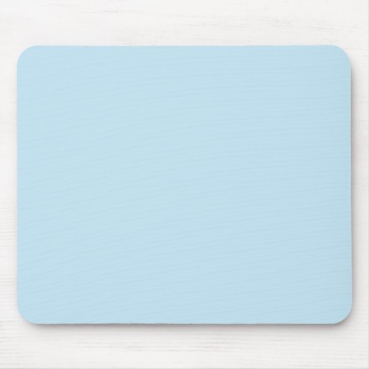 Tapis De Souris Bleu clair clair uni couleur claire (Devant)