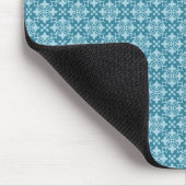 Tapis De Souris Bleu clair élégant Chic Mousepad (Coin)
