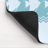 Tapis De Souris Bleu clair Frappe d'angelfish (Coin)