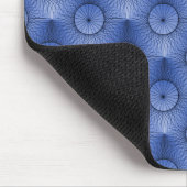 Tapis De Souris Bleu clair Ultramoderne Chic Mousepad (Coin)