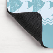 Tapis De Souris Bleu Côtier Epinette (Coin)