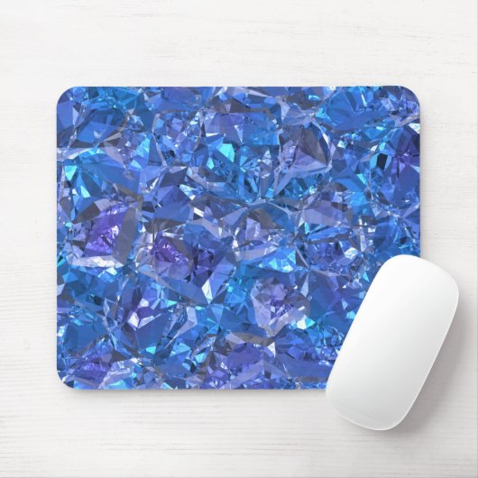 Tapis De Souris Bleu cristal et violet (Avec souris)