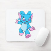 Tapis De Souris Bleu d'Acara (Avec souris)