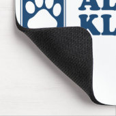 Tapis De Souris Bleu d'Alaska de Klee Kai (Coin)