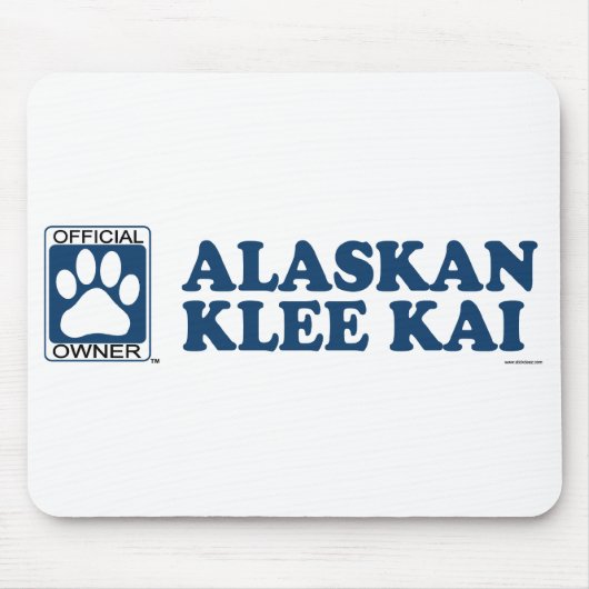 Tapis De Souris Bleu d'Alaska de Klee Kai (Devant)