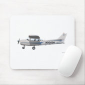 Tapis De Souris Bleu de Cessna 172 Skyhawk (Avec souris)