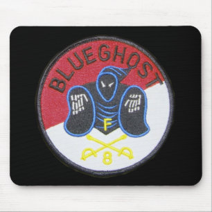 Tapis de souris bleu de correction d'unité de