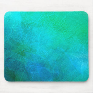 Tapis De Souris Bleu de glace vert aigue-marine Art abstrait