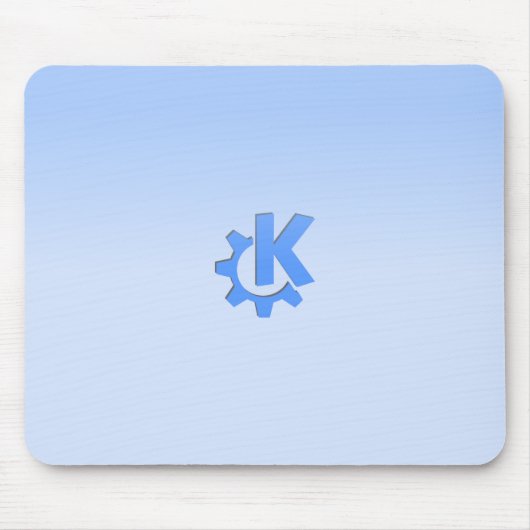 Tapis De Souris Bleu de KDE (Devant)