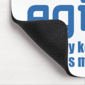 Tapis De Souris Bleu de Kerry Terrier (Coin)
