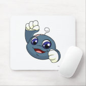 Tapis De Souris Bleu de Kiko (Avec souris)