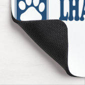 Tapis De Souris Bleu de Lhasa Apso (Coin)