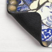 Tapis de souris bleu de mosaïque de saule (Coin)
