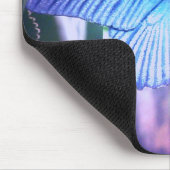 Tapis de souris bleu de papillon (Coin)
