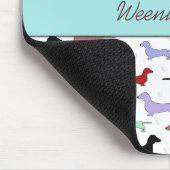 Tapis de souris bleu de teckel (Coin)