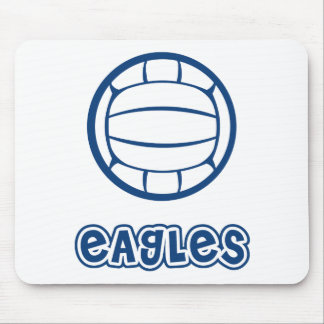 Tapis De Souris Bleu de volleyball d'Eagles