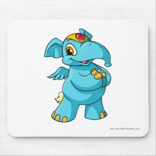 Tapis De Souris Bleu d'Elephante