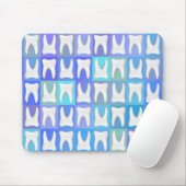 Tapis De Souris Bleu dentiste Motif dentiste Mousepad (Avec souris)