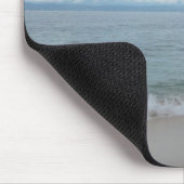 Tapis De Souris Bleu des plages de sable et d'océan (Coin)