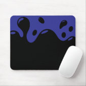 Tapis de souris bleu et noir (Avec souris)