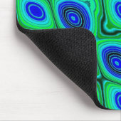 Tapis De Souris bleu et vert (Coin)