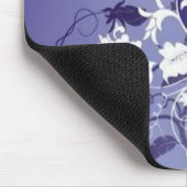 Tapis De Souris bleu-fleurs, bleu-fleurs (Coin)