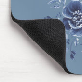 Tapis De Souris Bleu Floral (Coin)