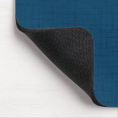 Tapis De Souris Bleu foncé marin texturé (Coin)