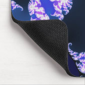 Tapis De Souris bleu fractal (Coin)